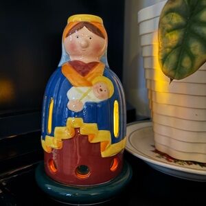 Villeroy & Boch Mary Decolight Two Piece Candlestick Votive Holder.